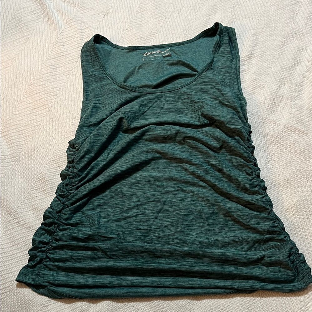 Eddie Bauer Teal Sleeveless Tank Top